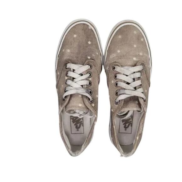 Vans Shoes Womens 6 Sneakers Camden Low Skate Casual Canvas Polka Dot Lace Up - Picture 11 of 12